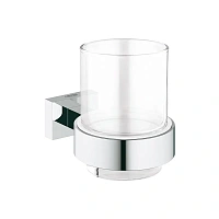 Стакан для ванной Grohe Essentials Cube с держателем