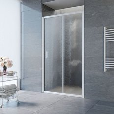 Душевая дверь стекло шиншилла Vegas-glass ZP 120 02