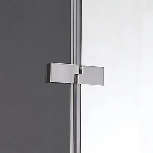 Душевой уголок Cezares Bergamo 90х90 см стекло прозрачное, профиль хром BERGAMO-W-R-2-90-ARCO-C-Cr-IV (детальная фотография), 90х90