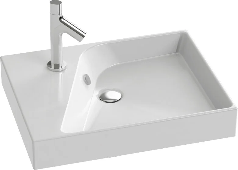 Раковина Jacob Delafon Rythmik 60 см белая EXQ112-Z-00 (детальная фотография)