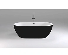 Ванна акриловая Black&White Swan 170x80 см черная