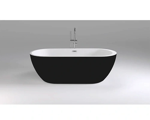 Ванна акриловая Black&White Swan 170x80 см черная - фото 2