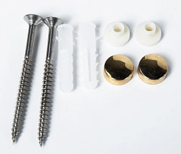 Крепеж к напольному унитазу Cezares золото CZR-FIX-FLR-G (детальная фотография), в наличии