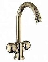 Смеситель для раковины Cezares Olimp бронза, ручки круглые