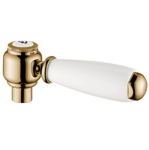 Ручка смесителя Migliore Uni золото/белый 18084 (детальная фотография)