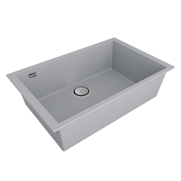 Мойка для кухни Paulmark Neo classic 69 см Urban grey PM966944-UGR (детальная фотография), встраиваемые, интегрированные