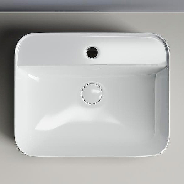 Раковина Ceramica Nova Element 50 см накладная CN5015 (детальная фотография), белые