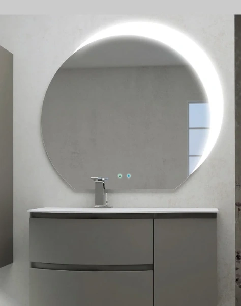 Зеркало с LED-подсветкой Cezares 108 см Touch System, Bluetooth 45010 (детальная фотография), нет в наличии