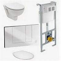 Инсталляция с унитазом и сиденьем Gustavsberg Nordic 3 92211468+46041001+9M64S101