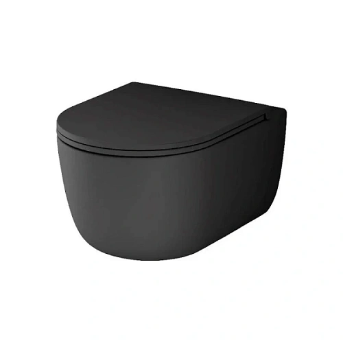 Унитаз подвесной Damixa Sirius черный матовый - фото 2