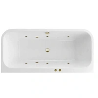 Ванна гидромассажная Excellent Arana Soft 180 x 85 см, белый/бронза, WAEX.ARA18.SOFT.BR