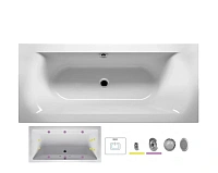 Ванна гидромассажная Riho Linares 160 x 70 см, FLOW