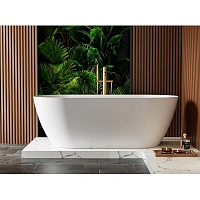 Ванна из искусственного камня Cezares Relax 170х80 см белая матовая