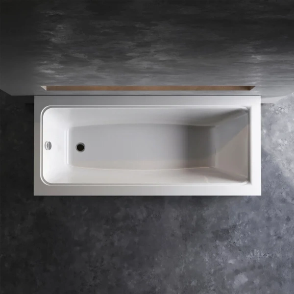 Ванна акриловая Am.Pm Gem W90A-170-075W-A 170х75 см прямоугольная (детальная фотография), прямоугольные