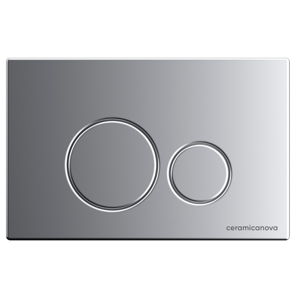 Инсталляция для унитаза Ceramica Nova Envision кнопка хром матовый CN1001M (детальная фотография), для унитаза