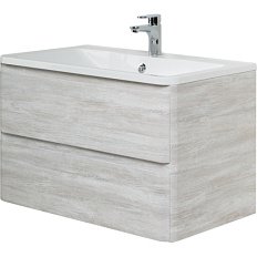 Тумба под раковину подвесная BelBagno Albano 80 см rovere vintage bianco