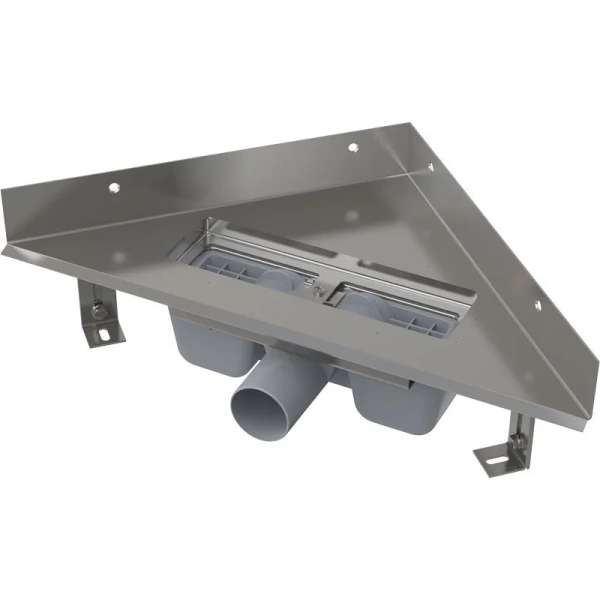 Душевой лоток Alcaplast 38 см угловой ARZ1 (детальная фотография), душевой лоток