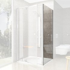 Душевая перегородка Ravak Pivot PPS-90 см профиль блестящий