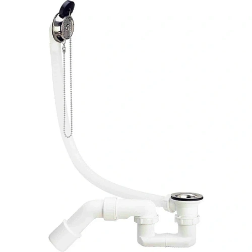 Слив-перелив Viega с цепочкой и пробкой - фото 2