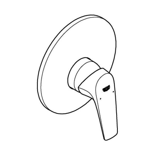 Смеситель для душа встраиваемый Grohe BauFlow 29112000 (детальная фотография), современные, hi-tech