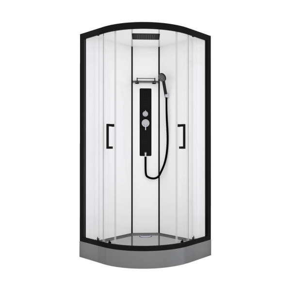 Душевая кабина Black&White Galaxy G8001 90x90 см четверть круга 8001900 (детальная фотография)