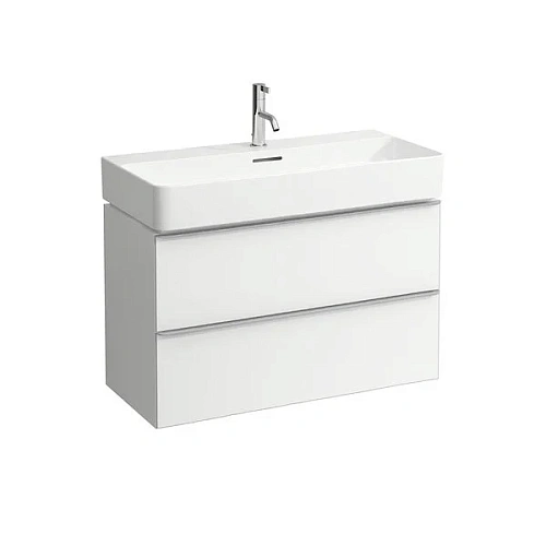 Тумба под раковину подвесная Laufen Space 73 см белая матовая - фото 15