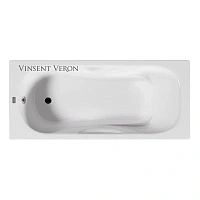 Чугунная ванна Vinsent Veron Aura VAU1808045, 180 x 80 см, цвет белый