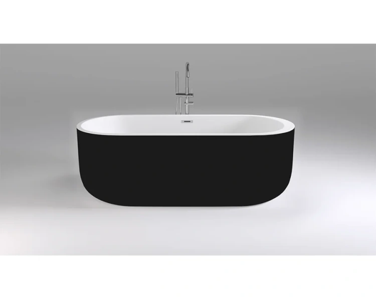 Ванна акриловая Black&White Swan 170x80 см черная 109SBBL (детальная фотография)