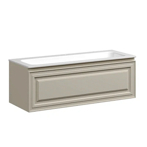 Тумба под раковину подвесная Sancos Very 120 см beige soft - фото 1