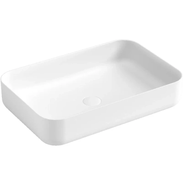 Раковина Boheme Corian 60 см белая 879-60-MW (детальная фотография)