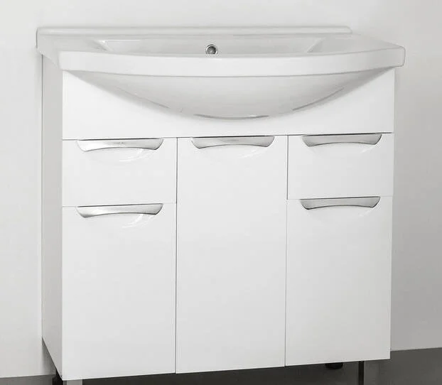 Тумба под раковину напольная Style Line Жасмин 77 см белая ЛС-00000038 (детальная фотография), в наличии