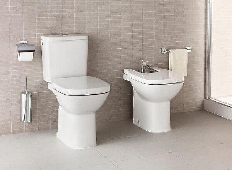 Унитаз компакт Roca Debba 34299700Y с бачком (детальная фотография), белые