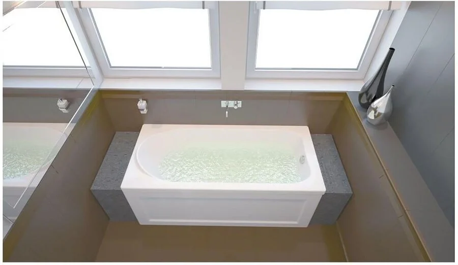 Акриловая ванна Aquanet West New 239757, 170 x 70 см, белая 00239757 (детальная фотография), современныe, hi-tech