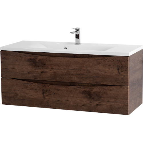 Тумба под раковину подвесная BelBagno Marino 120 см rovere rustico MARINO-CER-1200-4C-SO-2-RR-P (детальная фотография), под дерево