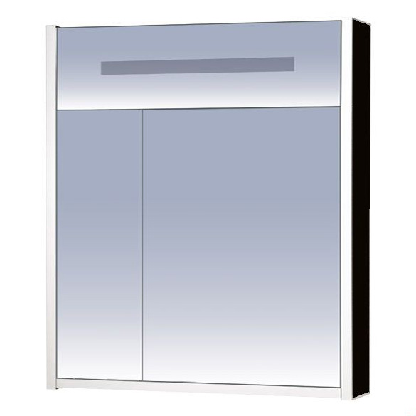 Зеркальный шкаф, цвет чёрный, Misty Джулия Л-Джу04065-0210 (детальная фотография)