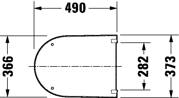 Сиденье для унитаза soft close, петли нержавеющая сталь, Duravit Starck 2 0063390000 (детальная фотография) index_1
