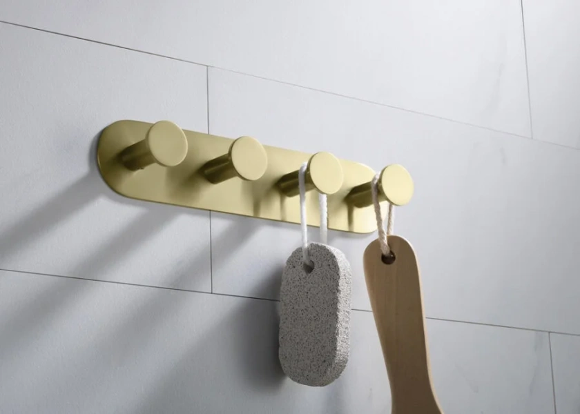 Крючок для ванной Timo Saona золото матовое 13015/17 (детальная фотография), настенные