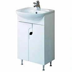 Тумба с раковиной напольная Акватон Панда 1A053701PD010 50 см с двумя распашными дверками