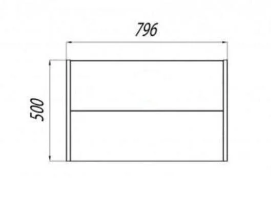 Тумба под раковину подвесная Акватон Брук 80 см дуб латте 1A202001BCDL0 (детальная фотография), по запросу