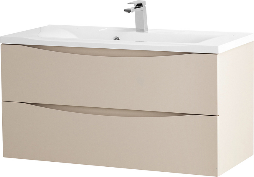 Тумба под раковину подвесная BelBagno Marino 100 см crema opaco MARINO-1000-2C-SO-CO-P (детальная фотография)