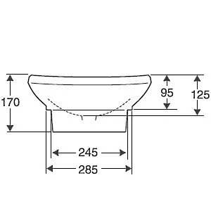Раковина Jacob Delafon Escale 41 см белая E1325-00 (детальная фотография), современные, hi-tech