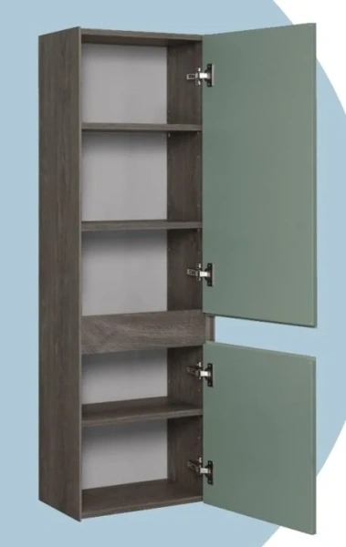 Шкаф-пенал подвесной Акватон Форест 40 см туманный серый 1A278603FR4D0 (детальная фотография), в наличии