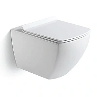 Унитаз подвесной Black&White Universe безободковый