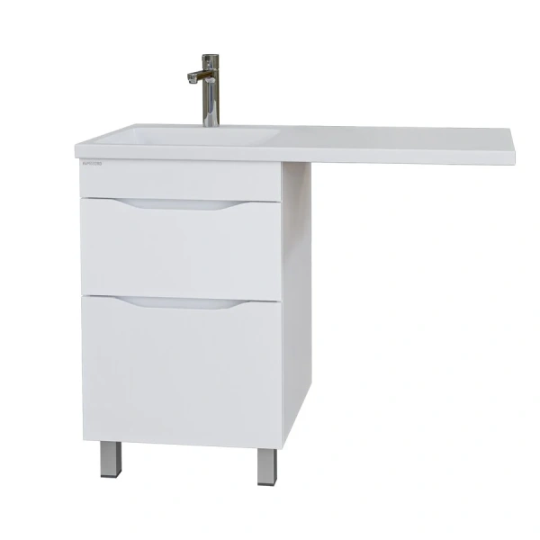 Тумба под раковину напольная Grossman Вилар 50 см белая 125011 (детальная фотография)
