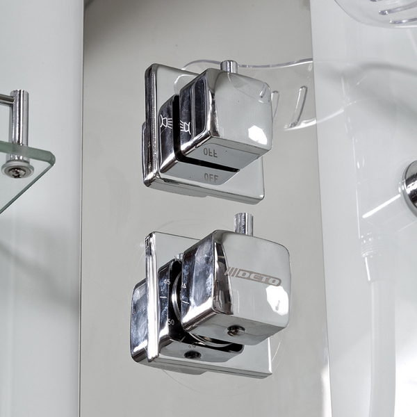 Душевая кабина Deto Z 120х90 см с тропическим душем Z120KERAVA (детальная фотография), со средним поддоном