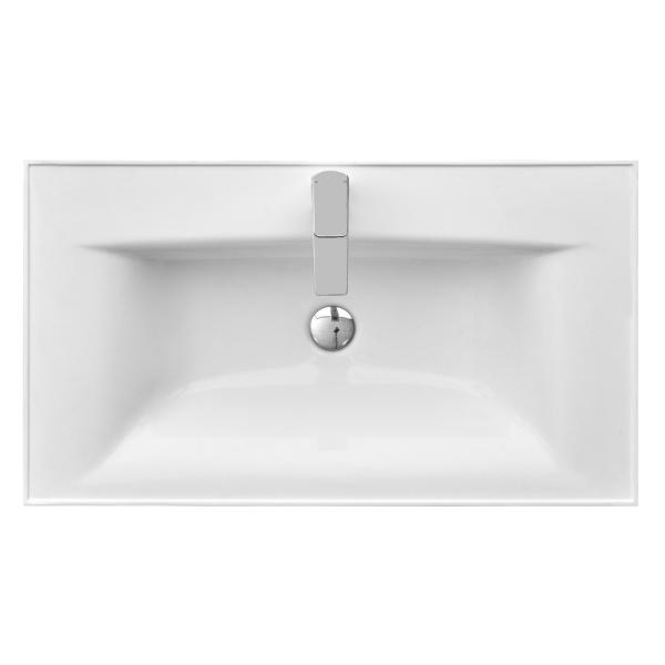 Раковина мебельная Акватон Айрис 80 см белая 1A722931AG010 (детальная фотография), в наличии