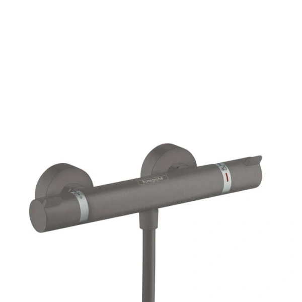 Смеситель для душа Hansgrohe Ecostat шлифованный черный хром 13116340 (детальная фотография)