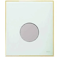 Монтажная рамка для установки стеклянных клавиш смыва для писсуара, цвет золото, Tece TECEsquare Urinal 9242648