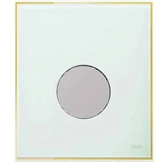 Монтажная рамка для установки стеклянных клавиш смыва для писсуара, цвет золото, Tece TECEsquare Urinal 9242648