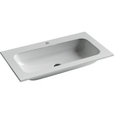 Раковина Sancos Grace 81 см прямоугольная белая